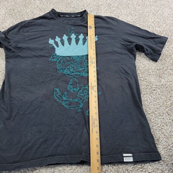 Vintage Sean John T Shirt Mens XL Black True Kings Never Die Double Sided - Picture 4 of 7
